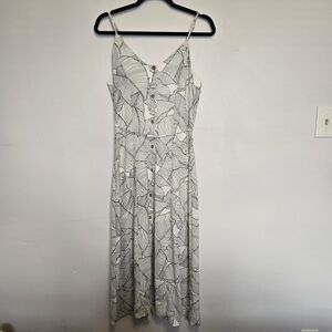 Sienna Small Sky Black and White Sleeveless Sundress